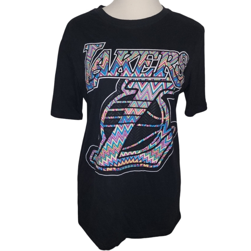 Los Angeles Lakers NBA Hardwood Classics T-Shirt Size Medium Black Basketball